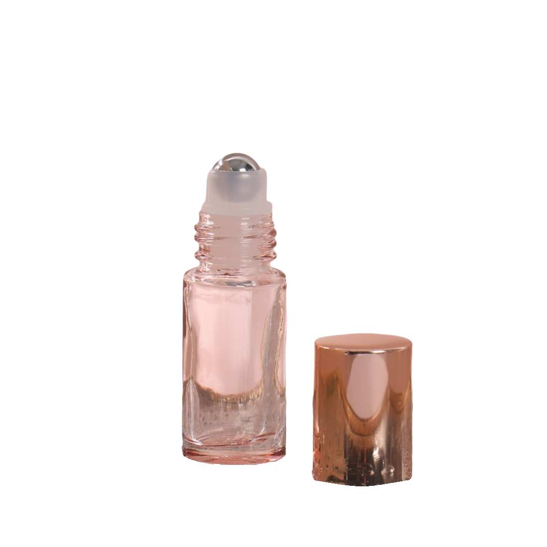 

Флакон для парфюма, с металлическим роликом, 5 мл, цвет розовый/розовое золото 7602667