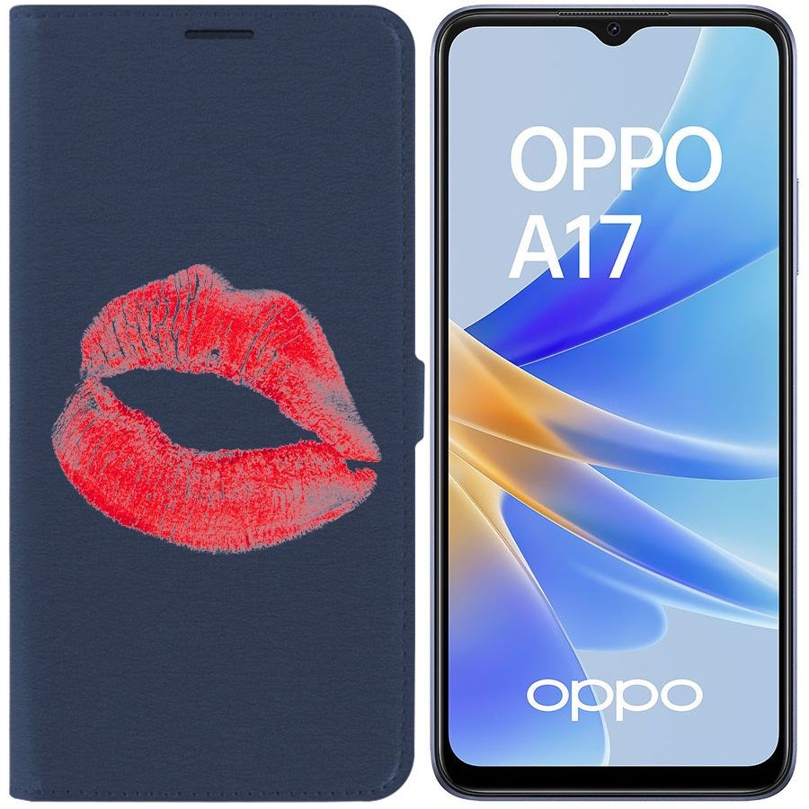 Чехол-книжка Eco Book для Oppo A17k След помады