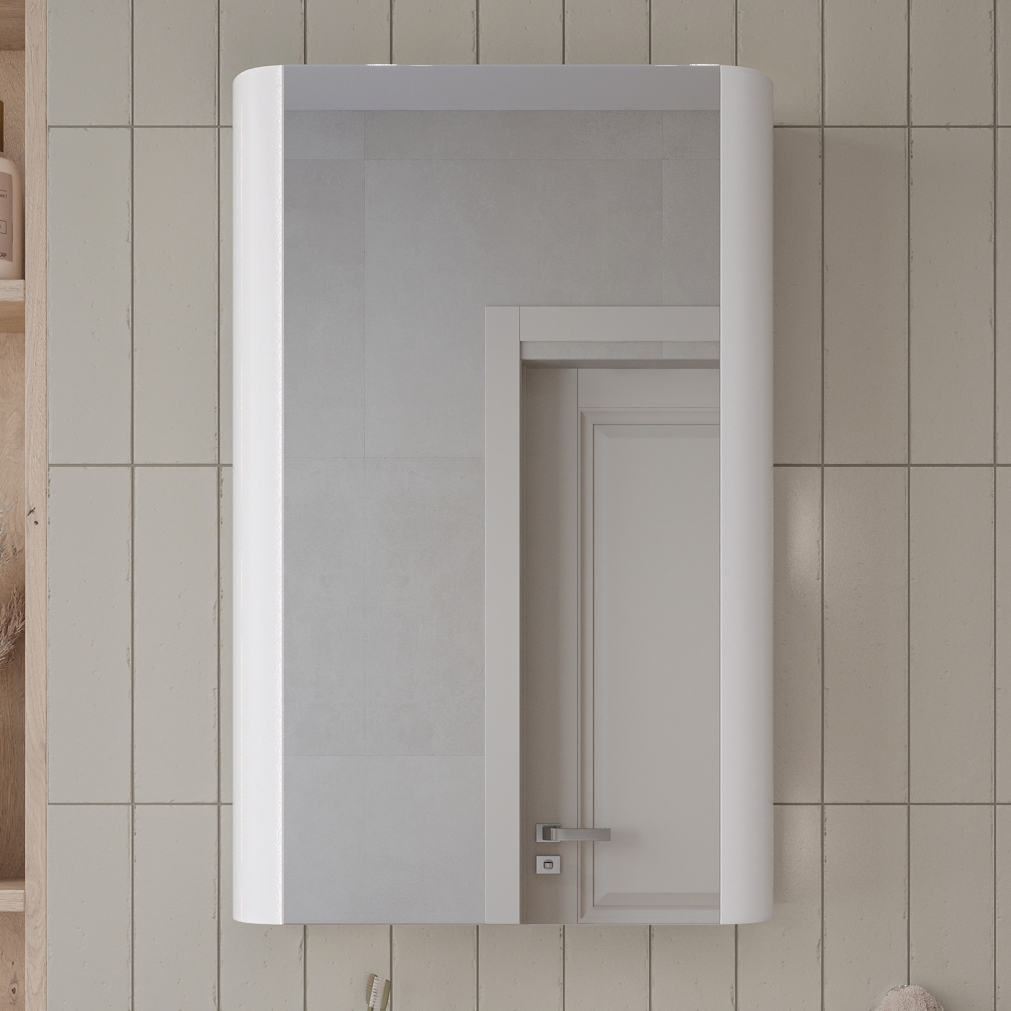 

Зеркало-шкаф VOQ Bold 45 premium white, Bold 45 premium white