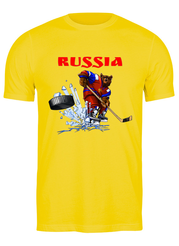 

Свитшот мужской Printio Россия желтый S, Россия