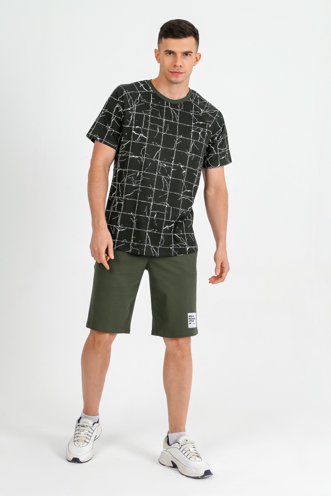 Комплект домашний мужской Виолетта Эльбрус-4 зеленый 56 RU