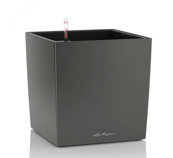 

Горшок с автополивом LECHUZA Cube 40 Антрацитовый металлик, Cube 40