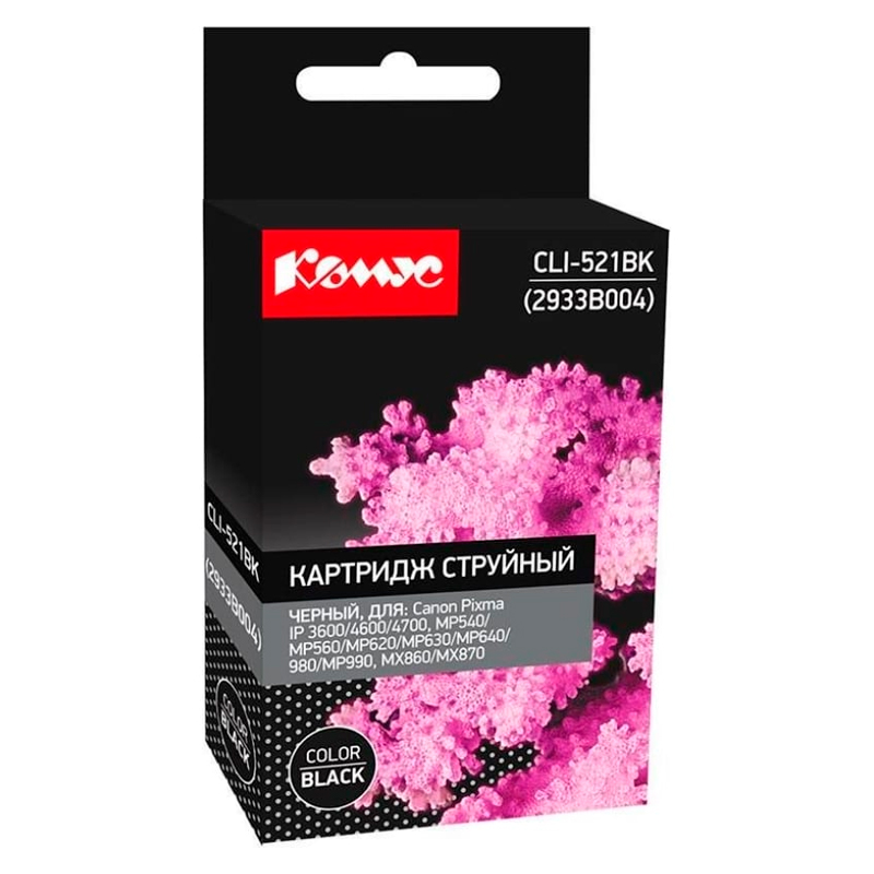 

Картридж для струйного принтера Комус (865537) черный, совместимый