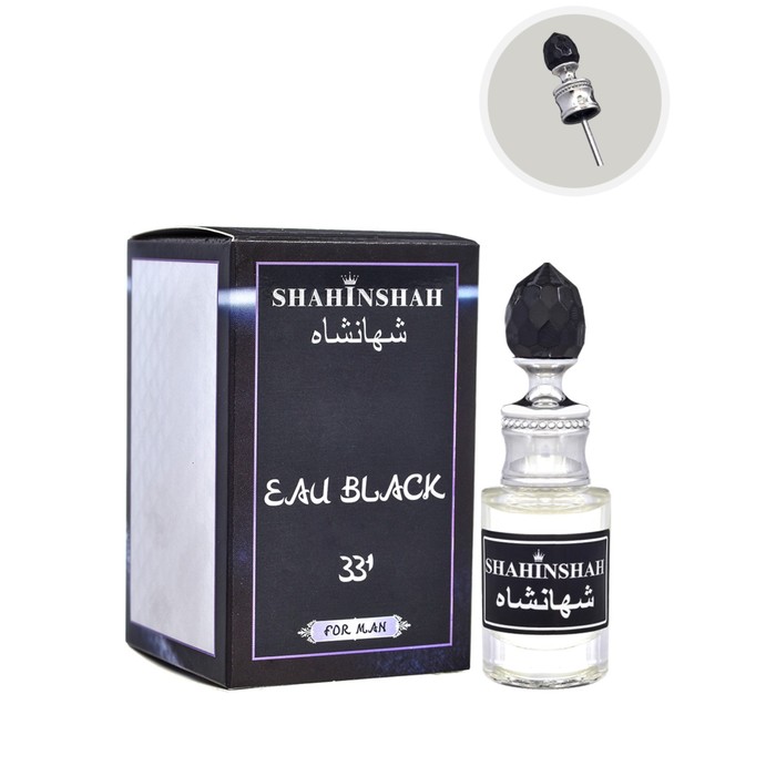 фото Арома-масло для тела , мужское, серия shahinshah eau black, 10 мл 7707662 maxfantasy