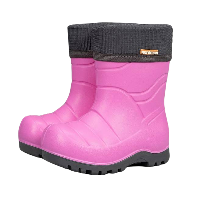 

Сапоги Nordman для девочек, резиновые, размер 32-33, 3-912-R02, 1 пара, Розовый, 3-912-R02