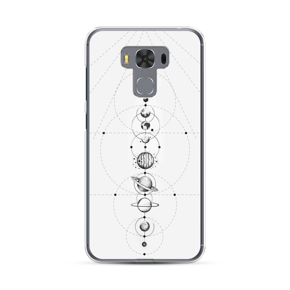 

Чехол Case Place 40950-2 для Asus ZenFone 3 Max (ZC553KL) "Парад планет", 40950-2