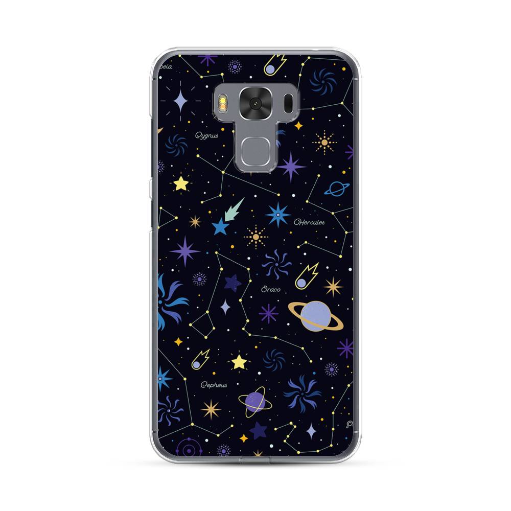 

Чехол Case Place 40950-2 для Asus ZenFone 3 Max (ZC553KL) "Цветной космос", 40950-2