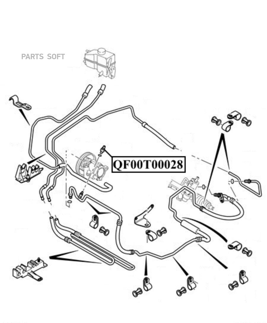 

QF00T00028_датчик давления масла ГУР! Citroen, Peugeot
