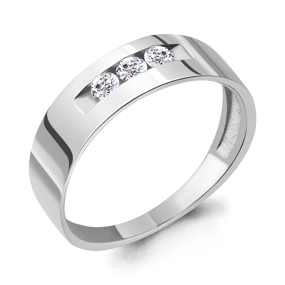 

Кольцо из серебра с фианитом Aquamarine Aquamarine 67402А_925_р р. 19,5, 67402А_925_р