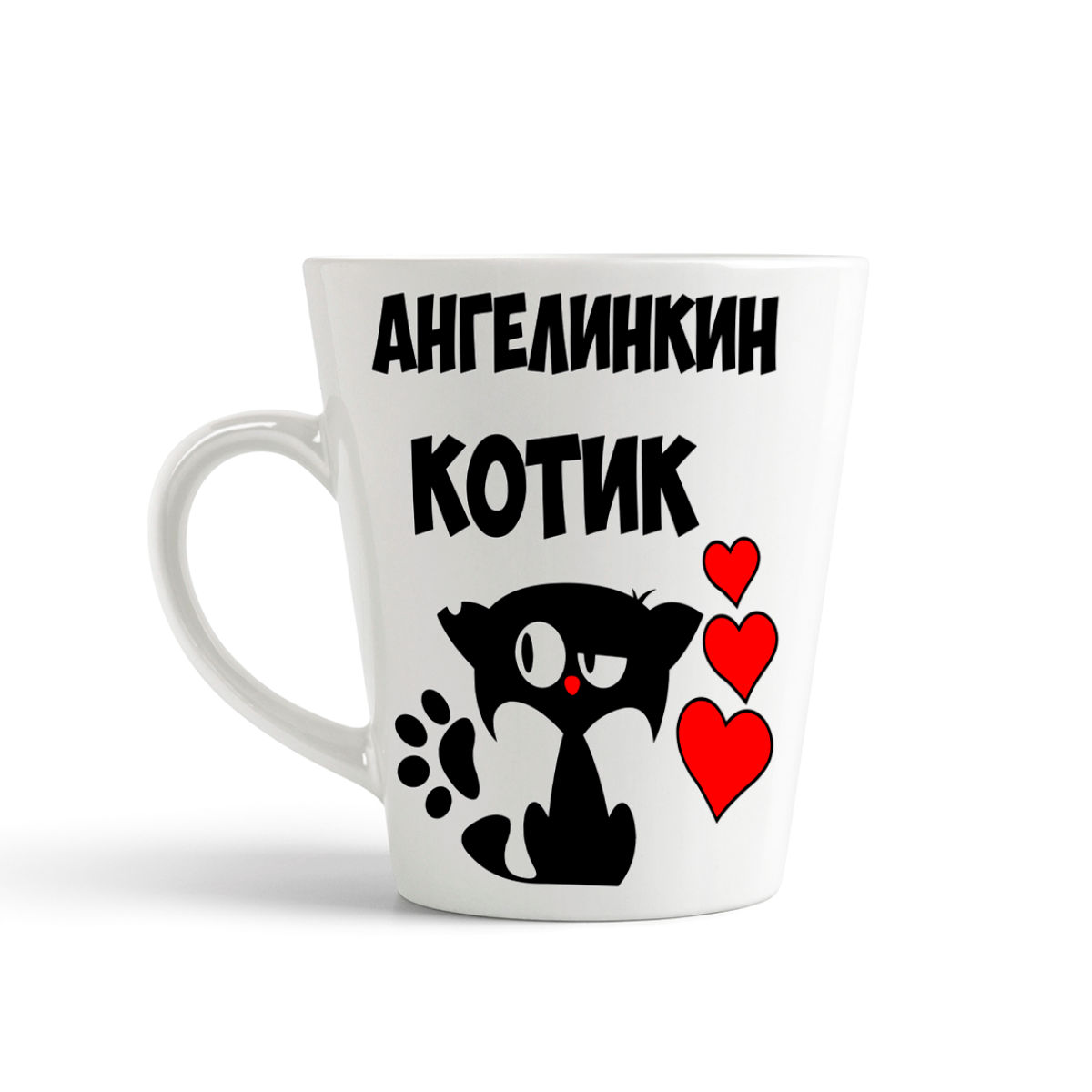 фото Кружка-латте coolpodarok ангелинкин котик