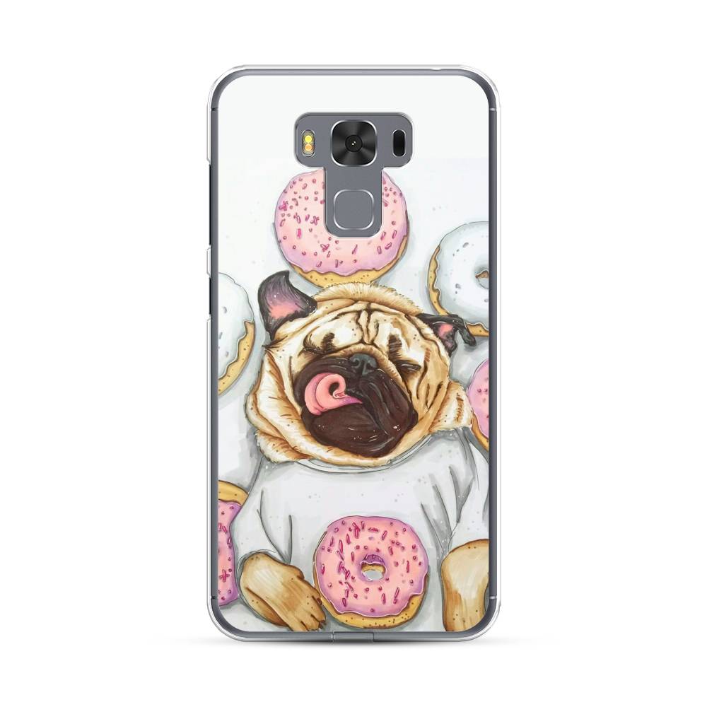 

Чехол Case Place 40950-1 для Asus ZenFone 3 Max (ZC553KL) "Счастливый мопс", 40950-1