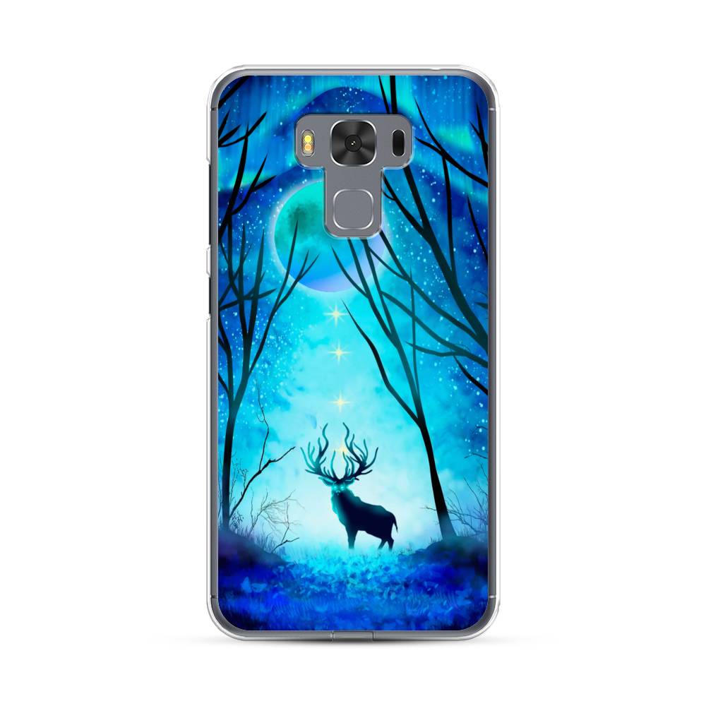 

Чехол Case Place 40950-1 для Asus ZenFone 3 Max (ZC553KL) "Олень северное сияние", 40950-1