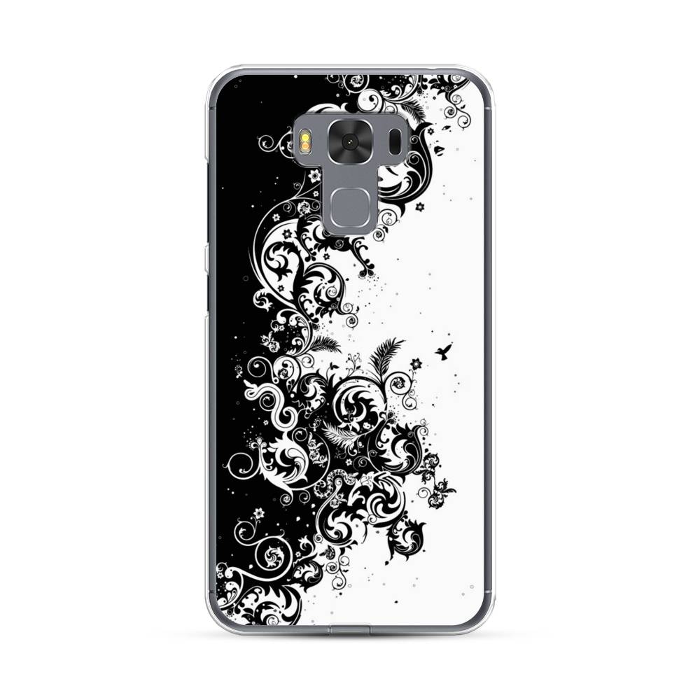 

Чехол Case Place 40950-3 для Asus ZenFone 3 Max (ZC553KL) "Черно белый узор", 40950-3