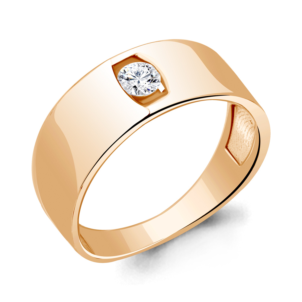 

Кольцо из серебра с фианитом Aquamarine Aquamarine 67401А_925_з р, 67401А_925_з
