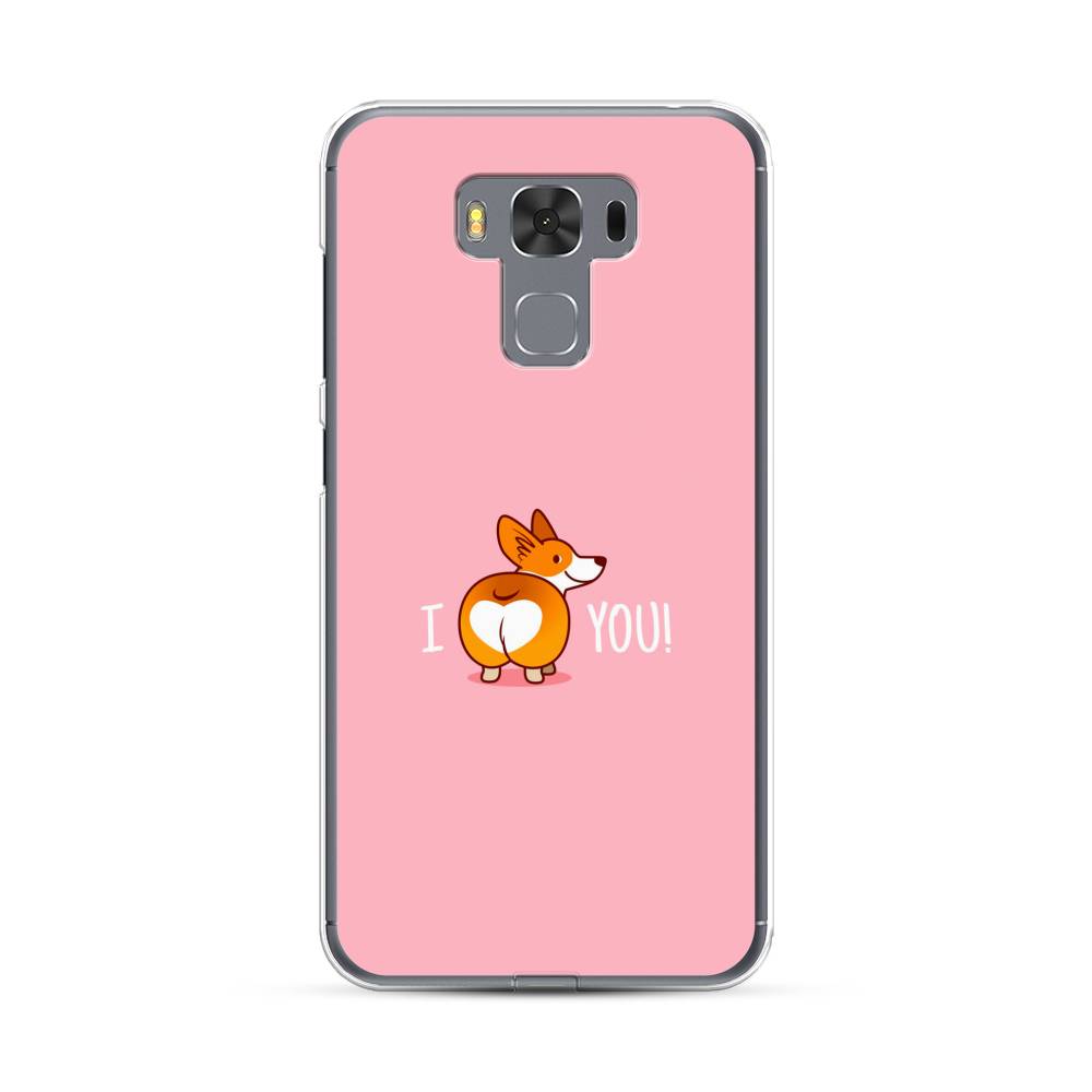 

Чехол Case Place 40950-1 для Asus ZenFone 3 Max (ZC553KL) "Корги I love you", 40950-1