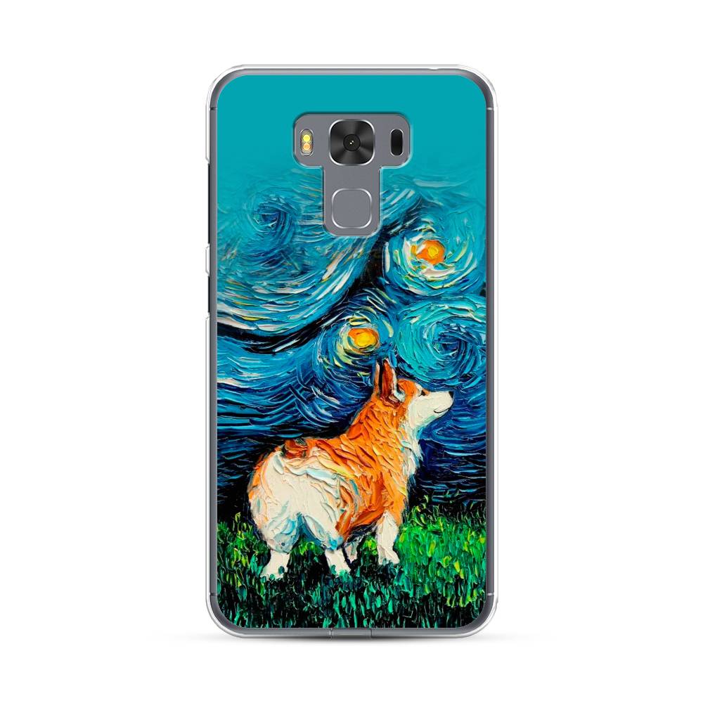 

Чехол Case Place 40950-1 для Asus ZenFone 3 Max (ZC553KL) "Корги звёздная ночь", 40950-1