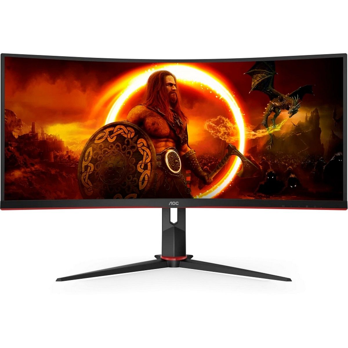 

Монитор AOS CU34G2XP черный 180Hz 3440x1440 VA, CU34G2XP