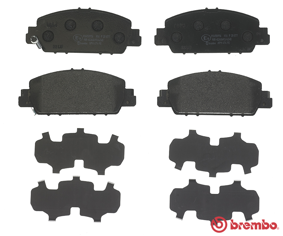 

Тормозные колодки brembo передние дисковые для Honda Accord 2013- p28077