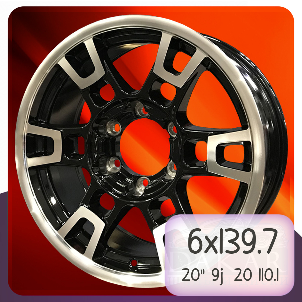 

Колесный диск DWS-1906 20"-9j 6x139.7 ET20 DIA110.1 MB, DWS-1906