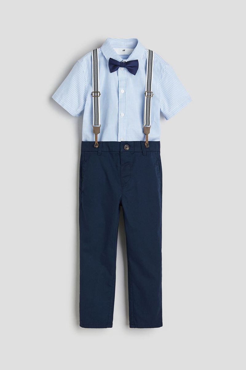 

Костюм повседневный детский H&M 1134087, голубой, 128, 1134087