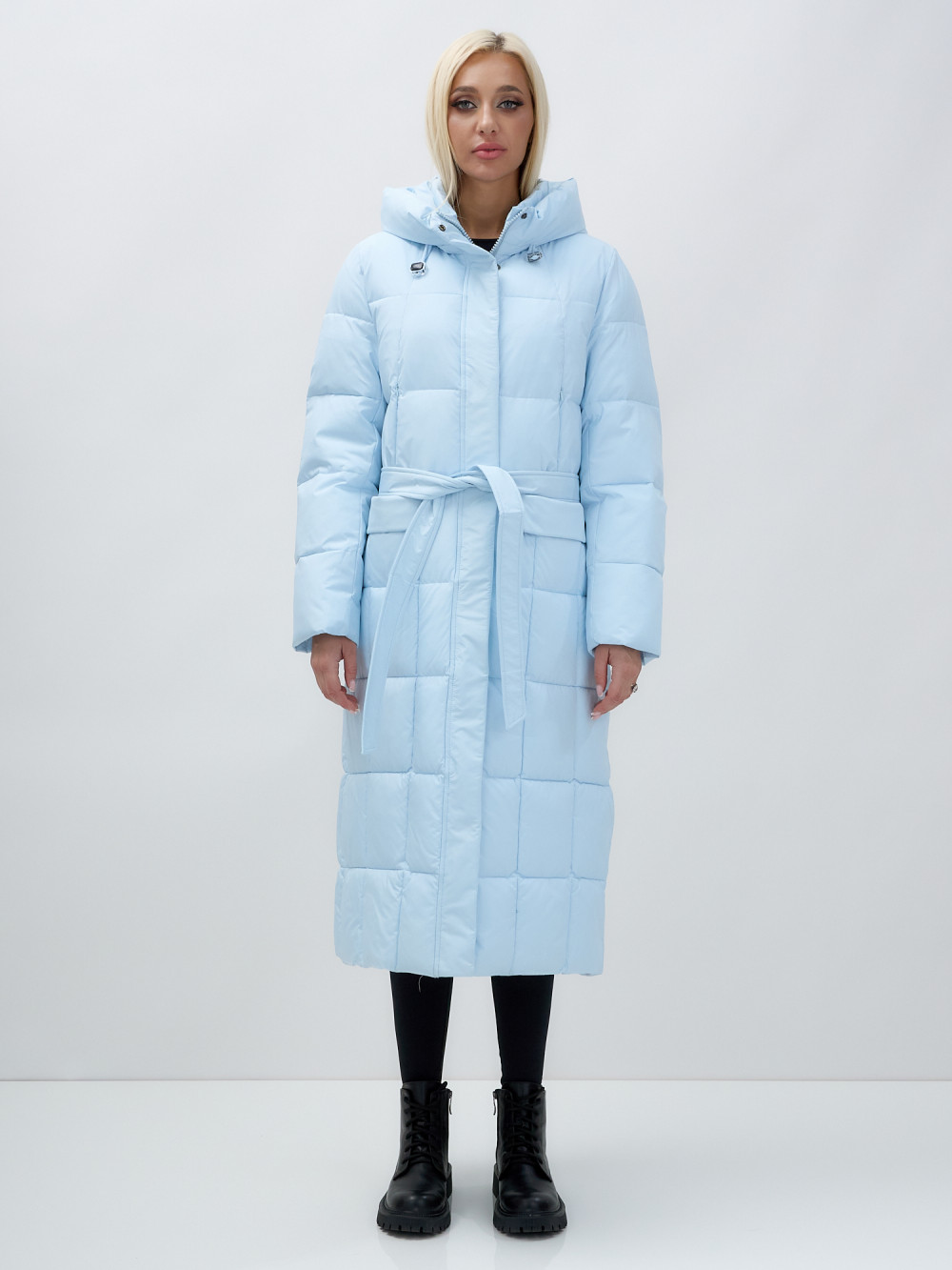 

Пальто женское MTFORCE 9609 голубое M, Голубой, 9609