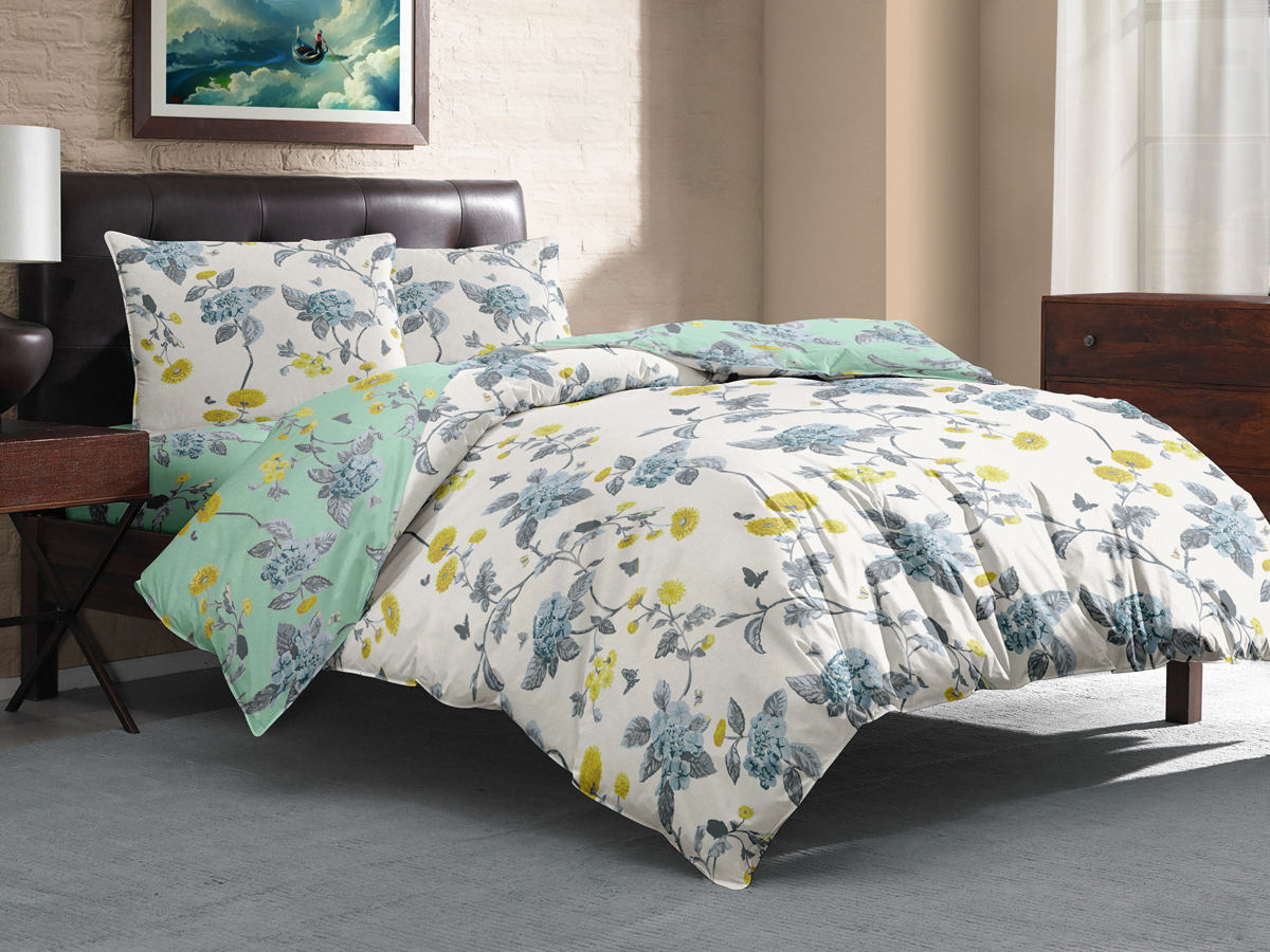 

Постельное белье Cleo Pure Cotton наволочки 70x70 1,5 спальное поплин, Pure Cotton