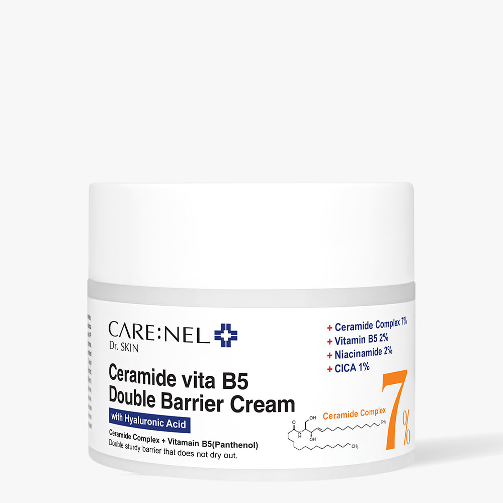 Крем для лица восстанавливающий с керамидами CARENEL Ceramide vita B5 Double Barrier Cream крем гиалуроновый vita udin 30 мл увлажняющий для лица шеи и декольте