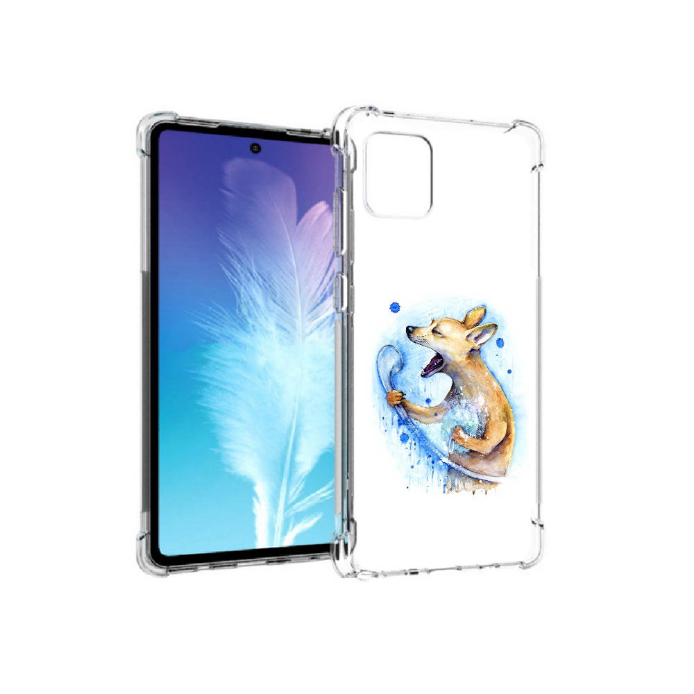 

Чехол MyPads Tocco для Samsung Galaxy Note 10 Lite пение в душе (PT142413.491.537), Прозрачный, Tocco