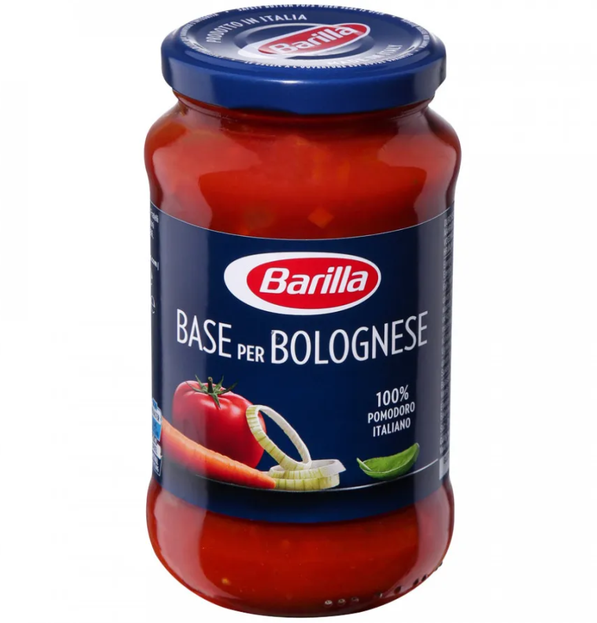 фото Соус barilla base per bolognese томатный для спагетти и пасты 400 г