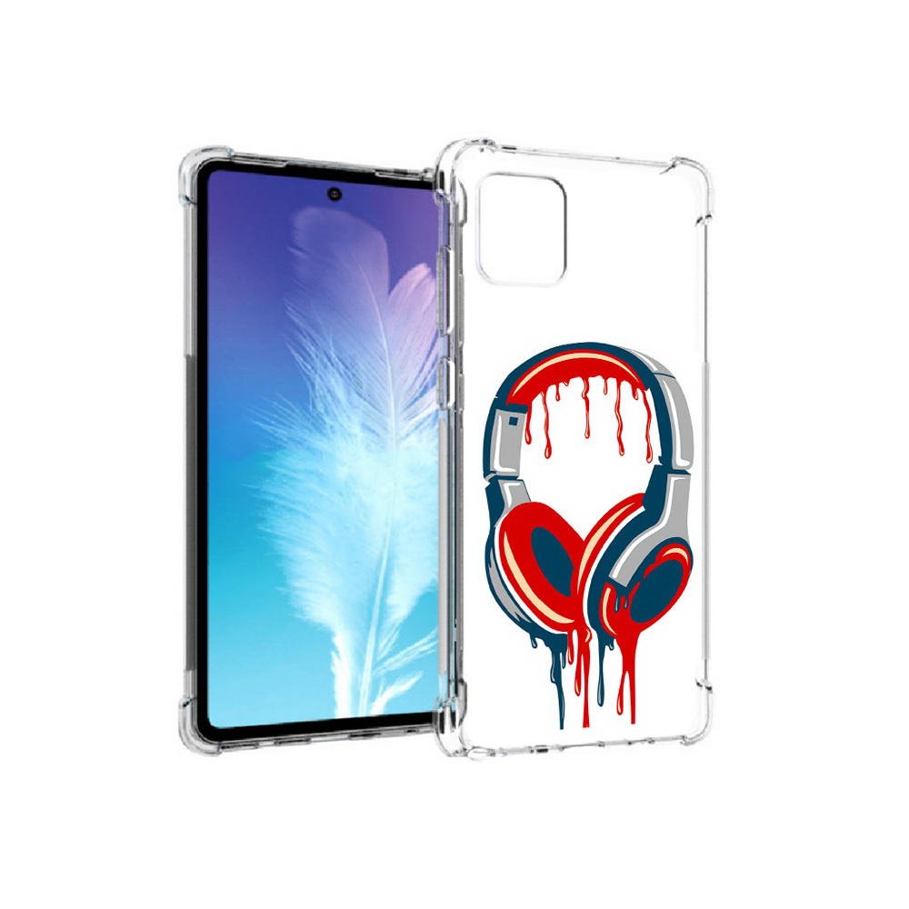 

Чехол MyPads Tocco для Samsung Galaxy Note 10 Lite не делай громко (PT142413.491.517), Прозрачный, Tocco