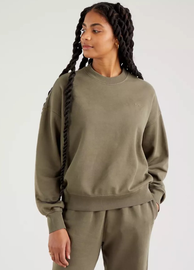 

Свитшот женский Levi's A0886-0009 зеленый L, A0886-0009