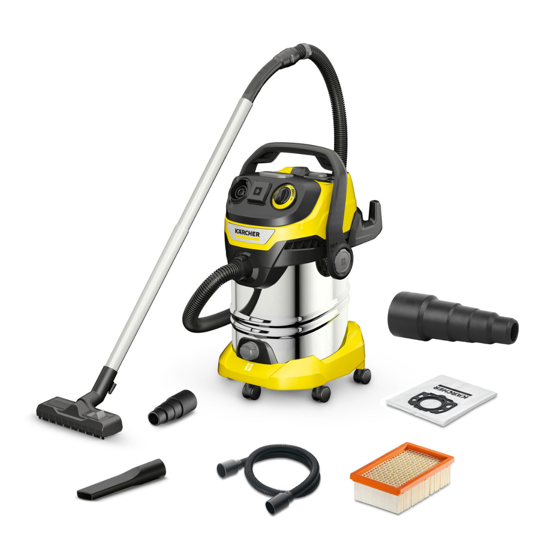 фото Пылесос karcher wd 6 p s v-30/6/22/t 1.628-360-1+переходник для электроинструмента 5ст