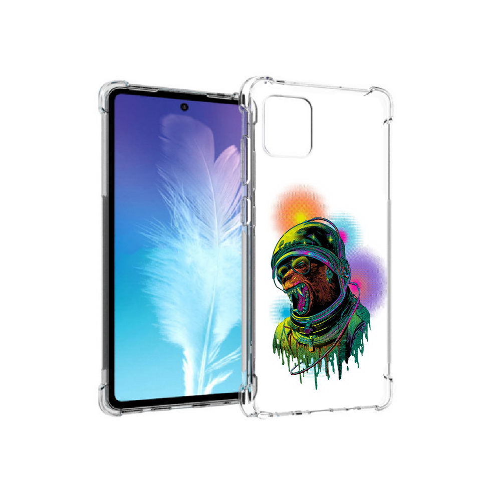 Чехол MyPads Tocco для Samsung Galaxy Note 10 Lite медведь космонавт (PT142413.491.466)