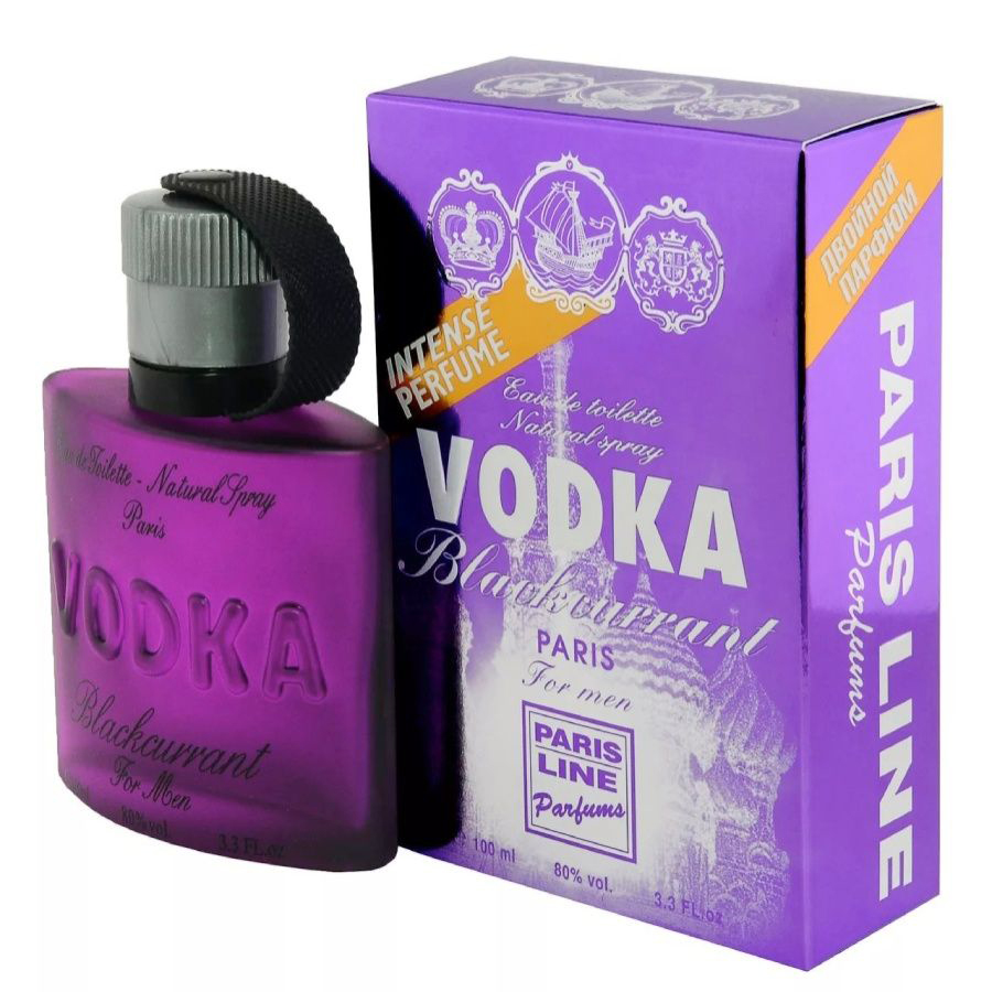 

Туалетная вода Paris Line Parfums Vodka Blackcurrant, мужская, 100 мл 1272220, Vodka Blackcurrant Intense Man 100 мл