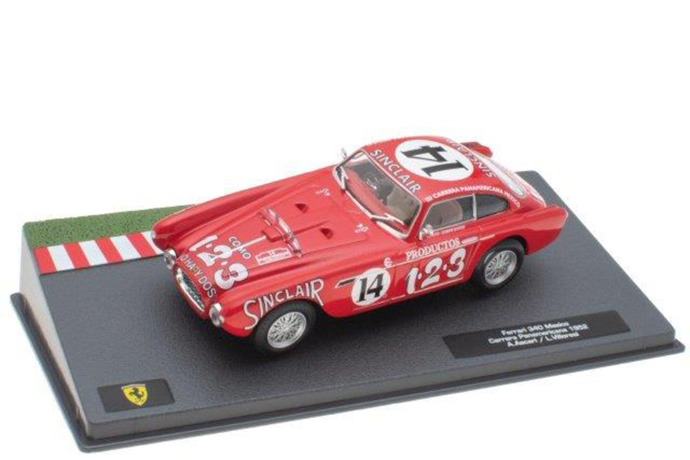 

Ferrari 340 mexico berlinetta vignale #14 ascari/villoresi carrera panamericana 1952
