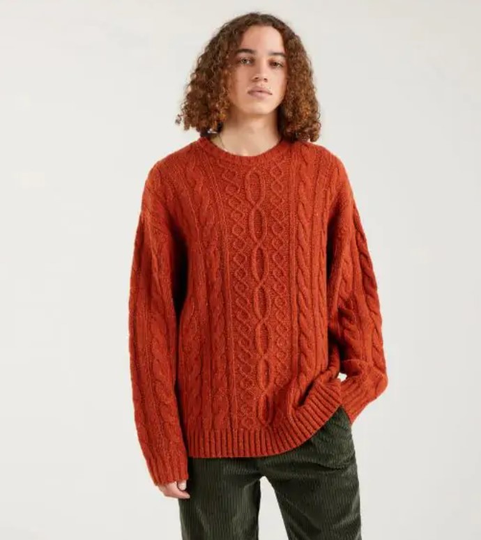 

Джемпер мужской Levi's A0732-0001 коричневый S, A0732-0001