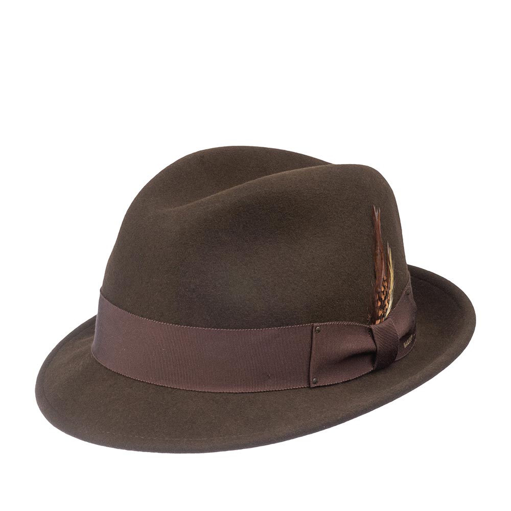 Шляпа унисекс Bailey 7001 TINO коричневая, р. 61