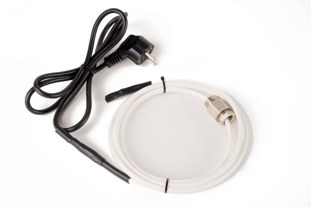 фото Греющий кабель в трубу, 10 вт/м, 4 метра, цкс, srf10-4