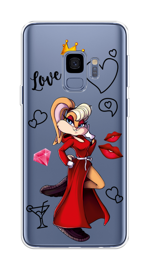 

Чехол на Samsung Galaxy S9 "Rich Lola Bunny", Красный;бежевый;оранжевый, 25750-6