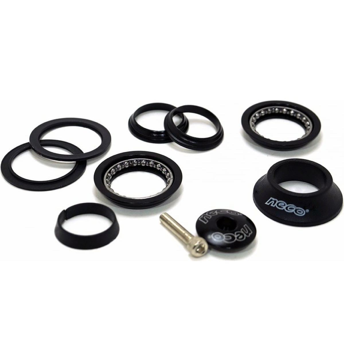 

Рулевая H115 NECO 28,6*44*23,6mm,полуинтегрированная,сталь, Черный, H115