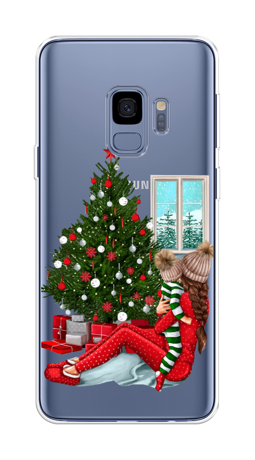 

Чехол на Samsung Galaxy S9 "Новый год с мамой", Красный;зеленый;голубой, 25750-6