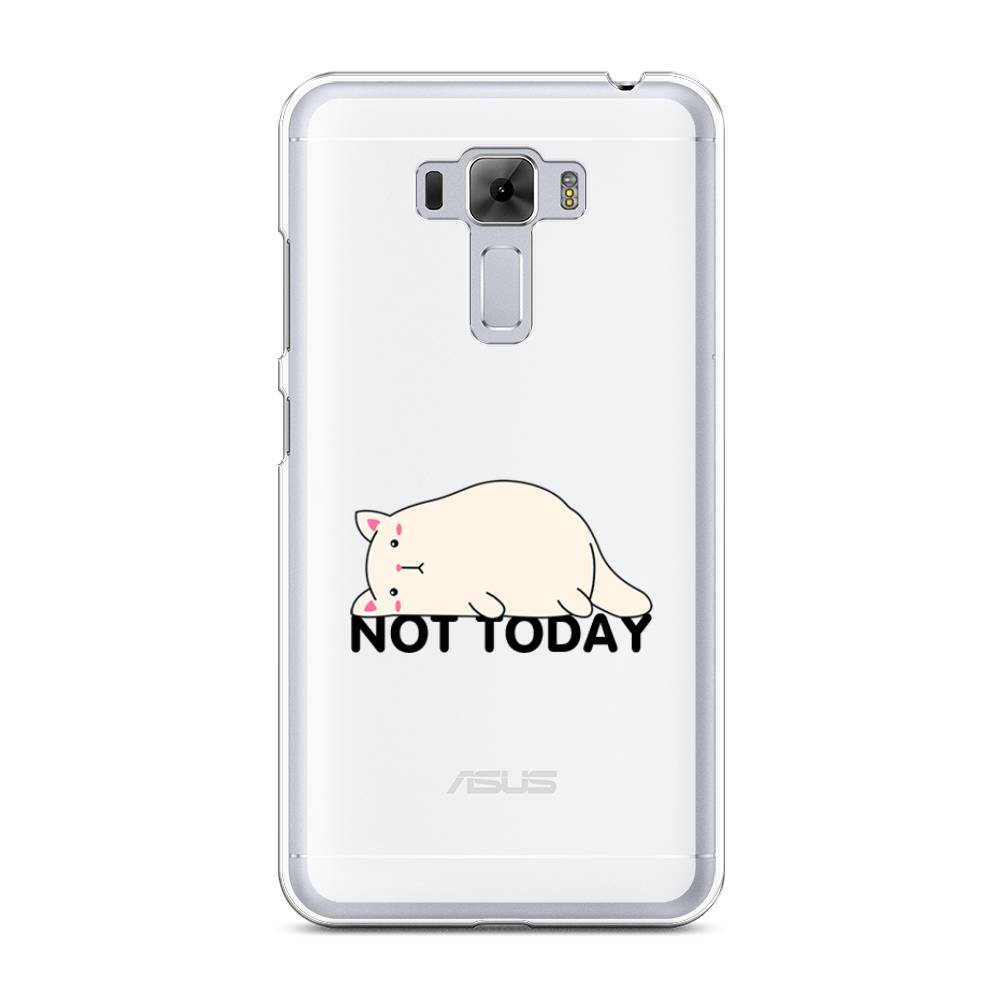 

Чехол на Asus Zenfone 3 Laser ZC551KL "Cat not today", Белый;розовый;черный, 40850-1