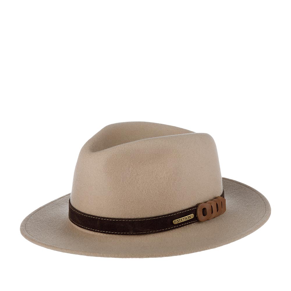 

Шляпа унисекс Stetson 2638102 TRAVELLER WOOLFELT кремовая, р. 61, Бежевый, 2638102 TRAVELLER WOOLFELT