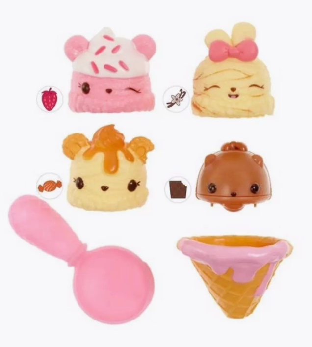 Игровой набор ароматных игрушек Num Noms Neapolitan Ice Cream 8846359