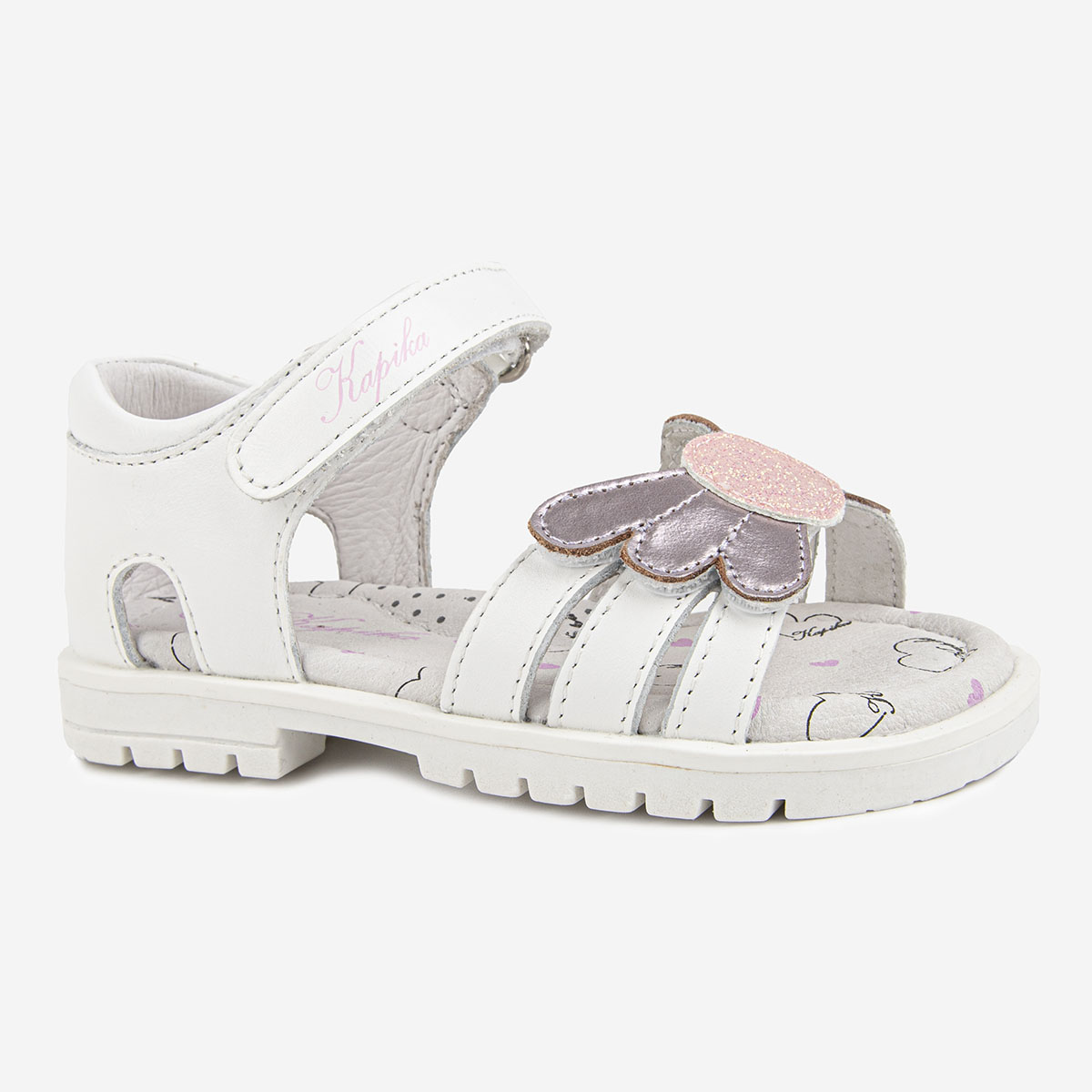 

Сандалии детские Kapika 31761к-1, цвет белый, размер 25 EU, 31761к