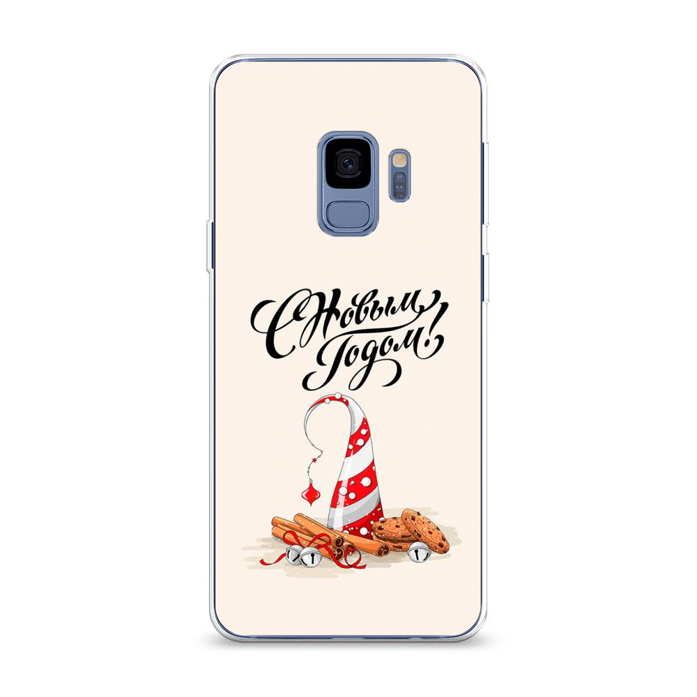 

Чехол на Samsung Galaxy S9 "Подарки на Новый Год", Бежевый;красный;черный, 25750-5