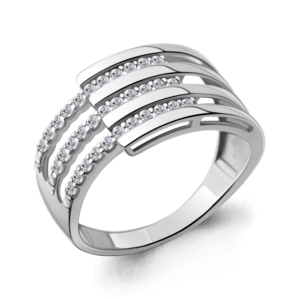 

Кольцо из серебра с фианитом Aquamarine Aquamarine 67392А_925_р р. 16,5, 67392А_925_р