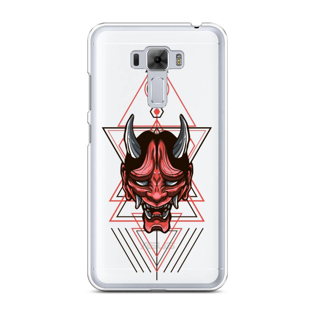 

Чехол на Asus Zenfone 3 Laser ZC551KL "Hanya Oni mask", Серый;красный;черный, 40850-4