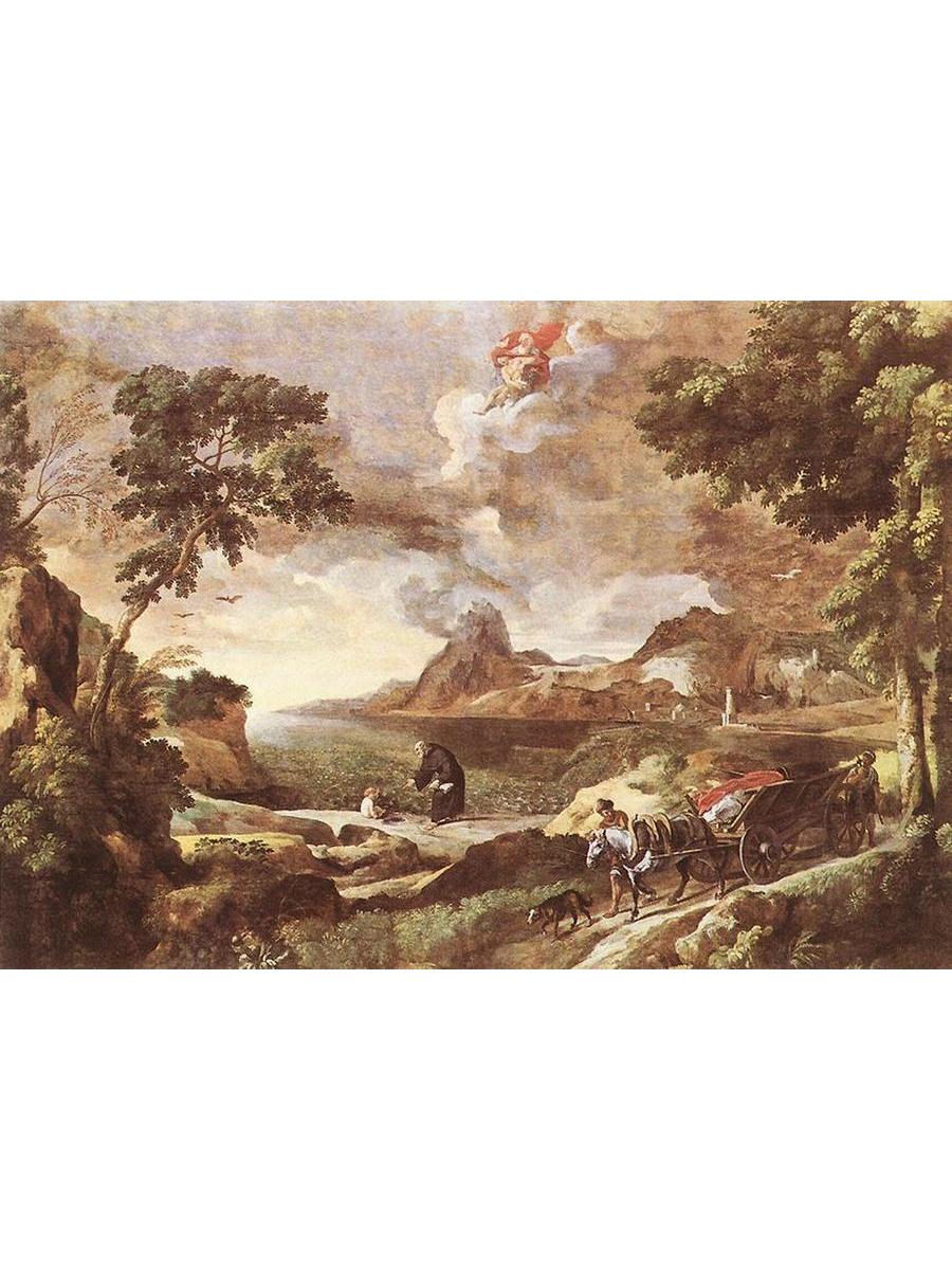 

Постер DRABS A2 Гаспар Дюге Landscape with St Augustine and the Mystery