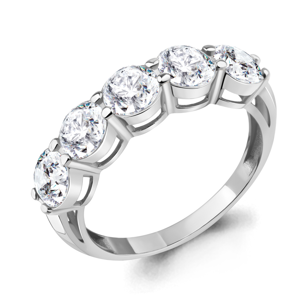 

Кольцо из серебра с фианитом Aquamarine Aquamarine 67391А_925_р р, 67391А_925_р